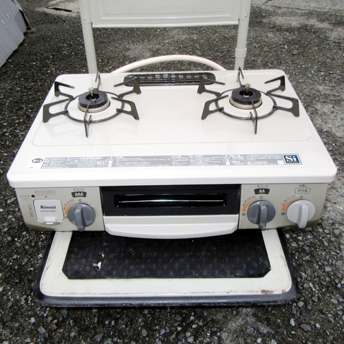 リンナイガステーブル　都市ガス用１２・１３A　KGKM33BEL