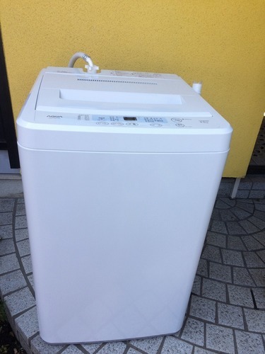 大分県 アクア 洗濯機 AQW-S451 2013年製 4.5kg