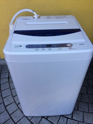保証期間内 ヤマダ電機オリジナル 洗濯機 YWM-T50A1 2016年製 5kg