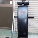 ☆	ファイティングロード&山善 FIGHTINGROAD&YAMAZEN バーベル&ダンベル&エアロベンチセット 123kg◆ジム代も浮いて自宅でトレーニング