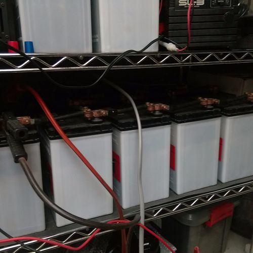 ソーラー蓄電使用のバッテリー23個程度良好‼