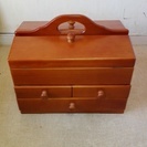 木製裁縫箱 ソーイングボックス