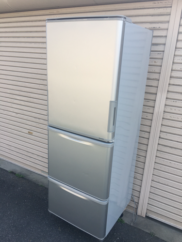 【シャープ】　3ドア冷蔵庫350L　 どっちもドア　2016年製