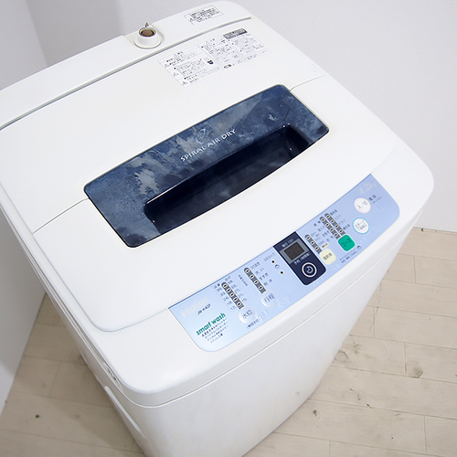 【分解清掃済】 HA115 Haier 4.2kg 超コンパクト洗濯機 JW-K42F 2013年製 ステンレス槽 [7000]