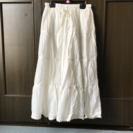 M.M.O 白のロングスカート