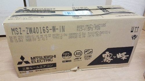 エアコン　三菱霧ヶ峰　MSZーZW4016SーW　新品未使用　基本取り付け工事代込み