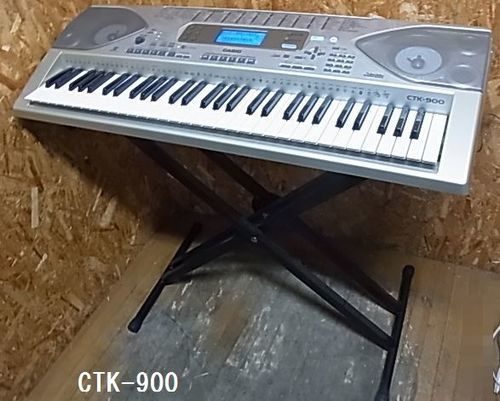 即決 早目 キーボード スタンド付き カシオ CTK-900 動作品 中川区 直引き