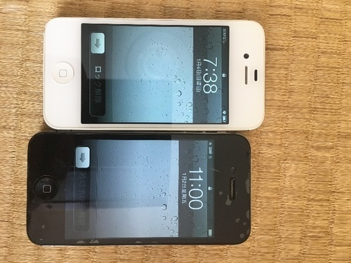 iPhone4sとiPhone4