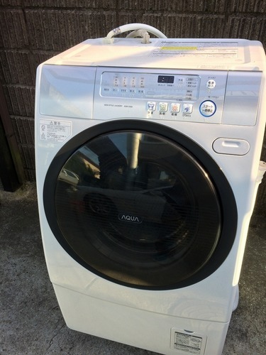 大分県 ドラム式　洗濯機 アクア AQW-D500-L 2012年製