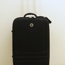 布製ハードタイプキャリーケース（スーツケース）黒　
