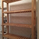 Ikea ランドリーウッドラック Ysk 阿佐ケ谷の収納家具 棚 シェルフ の中古あげます 譲ります ジモティーで不用品の処分