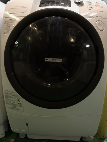 【期間限定30％OFF・全国送料無料・半年保証】ドラム式洗濯機 TOSHIBA TW-Z360L 中古