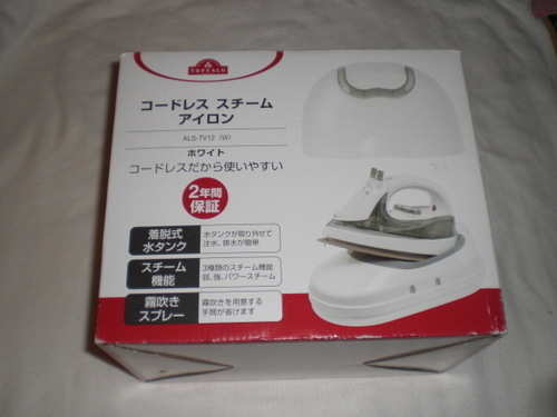 TOPVALU　コードレススチームアイロン　未使用