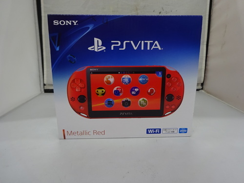 ソニー PSVita メタリックレッド 未使用 PCH-2000 ZA26