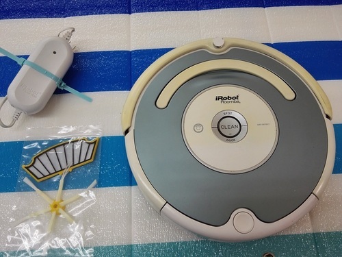 ★中古★ルンバ527 2009年製　【１週間保証、メンテナンス済み、120分以上走行の完動品、3500mAh新品バッテリー交換済み】（500シリーズ）008