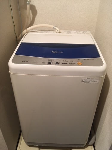 パナソニック製洗濯機4.5Kg