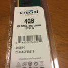 メモリー 4GB DDR4 2133 UDIMM CT4G4DF...