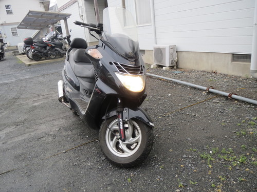 最終値下げ！人気のＳＹＭ ＲＶ125 EFI エンジン好調　整備ベースで！