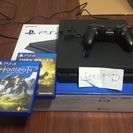 PS4＋ソフト２販売します。
