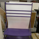 紫色のスティール製　商品棚