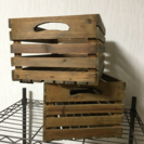 アンティーク加工 ウッドボックス(小) 木箱