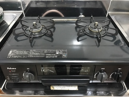 ガスコンロガステーブル パロマ 新古品！