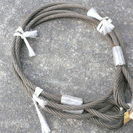 ①24mm 4m 2本セットワイヤ ワイヤーロープ