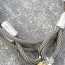 ①24mm 4m 2本セットワイヤ ワイヤーロープ