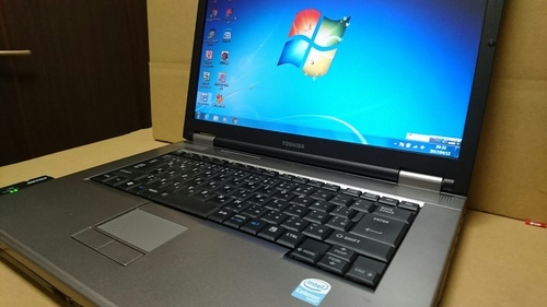 【取引中決定】Vistaサポート終了に伴いWindows７にしたノートパソコン