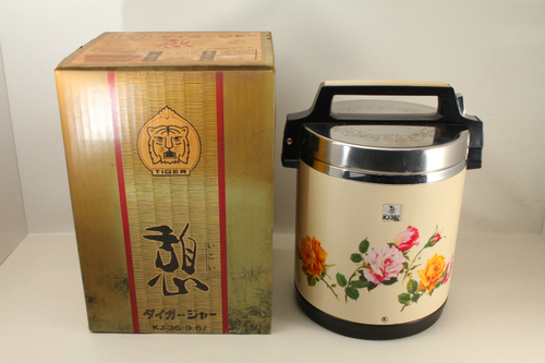 ジャンク品 昭和 レトロ タイガー ジャー 憩 KJ-36 花柄 3.6リットル