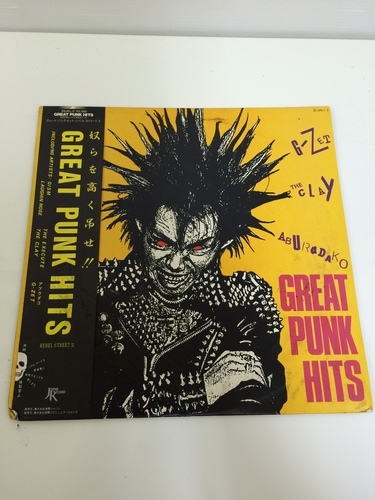 LP レコード GREAT PUNK HITS 歌詞カードあり 帯付き