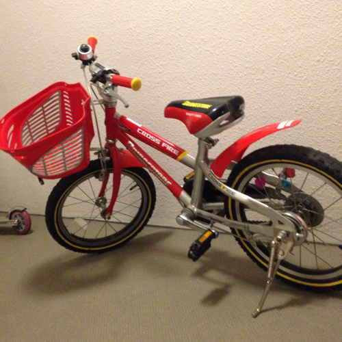商談中 ブリジストン 16インチ 幼児用自転車 補助輪付き
