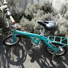 500円。小型折りたたみ自転車。宇都宮駅近く。子供や主婦用に最適