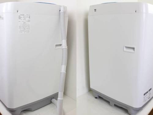 【美品・動作保証】SHARP ES-GE70R 全自動 穴なし槽 洗濯機 7.0kg 2016年製