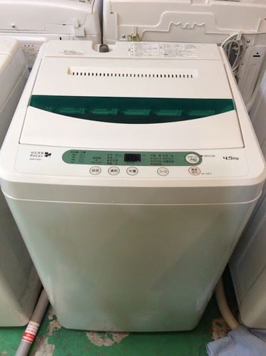 【期間限定30％OFF・全国送料無料・半年保証】洗濯機 2014年製 YAMADA YWM-T45A1 中古