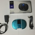 初音ミク ウォークマン SONY NW-S764K ブルー スピーカー付き + 初音ミクネックストラップ