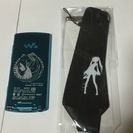 初音ミク ウォークマン SONY NW-S764K ブルー スピーカー付き + 初音ミクネックストラップ