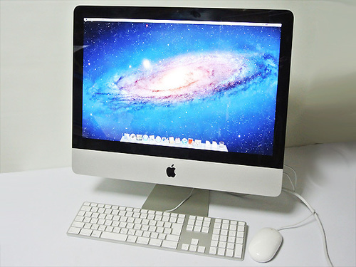 商談中 iMac A1311 MC309J/A マック 21.5型 2.5GHz Core i5 メモリ 4GB HDD 500GB WiFi内蔵 21.5インチ OS X Lion 10.7.5 Mid 2011●#MI2