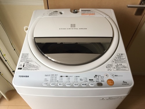 ＜美品＞TOSHIBA東芝 洗濯機(6kg) AW-60GL 2103年製 単身赴任終了の為、出品致します