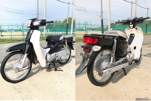 ■AA04 スーパーカブ50 FI セル付 ４速 現行型 綺麗な車両で低走行です♪■