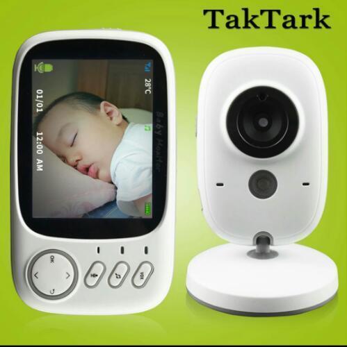 3.2インチワイヤレスビデオカラーベビーモニター高解像度赤ちゃん乳母防犯カメラナイトビジョン温度監視