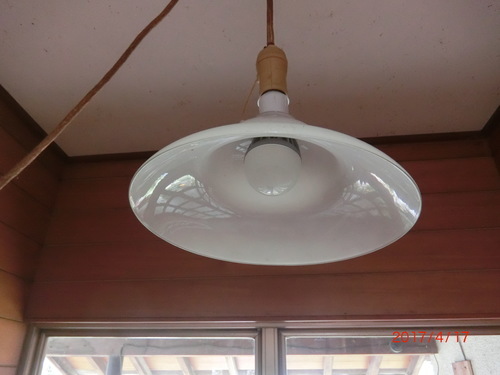 レトロな電球傘 ガラス製 値下げしました ららんちゃん 藤岡の照明器具の中古あげます 譲ります ジモティーで不用品の処分