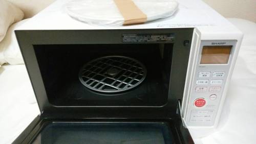 シャープの美品オーブンレンジ
