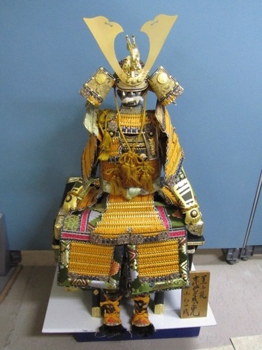 【一成作】古代色々威之兜◆甲冑◆五月人形◆鎧兜◆端午の節句◆高さ約95cm