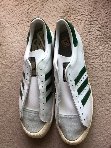 アディダス スーパースター ハーフシェル 金ベロ希少なデッドストック Jac 伊勢原の靴 スニーカー の中古あげます 譲ります ジモティーで不用品の処分