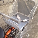 新品 子供乗せチャイルドシート付き自転車 前乗せ 後ろ乗せ