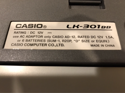 【取引完了】CASIO LK-310BB 電子ピアノ 電子キーボード 光ナビゲーション カシオ