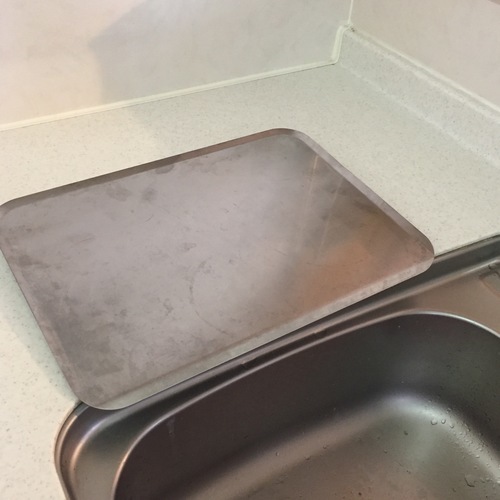 無印良品 ステンレス水切り用傾斜トレー約幅３７ 奥行２６ ５ 高さ１ ５ｃｍ 銀太 名古屋大学の調理器具 キッチンツール の中古あげます 譲ります ジモティーで不用品の処分