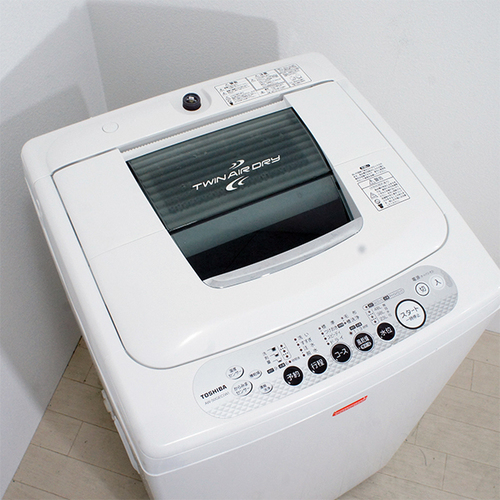 [清掃/動作確認済] 東芝 5.0kg 全自動洗濯機 AW-50GEC 洗濯槽クリーナープレゼント中 [JD33]