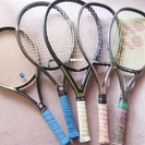 中古のテニスラケット×5本